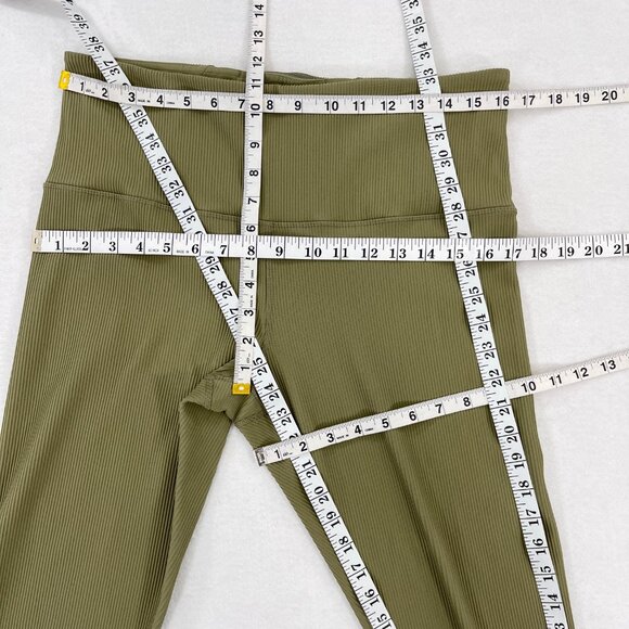ATHLETA Womens Size 1X Elation Rib Tight Eucalyptus High Rise 1X Plus Leggings - Picture 13 of 16